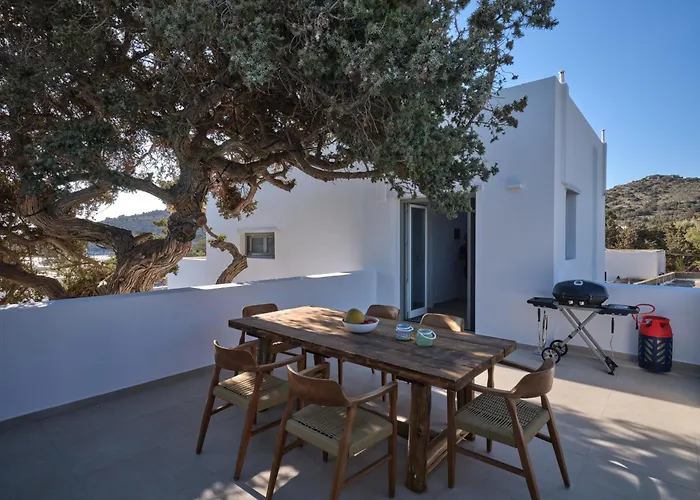 ヴィラ Private Luxury Scarlet Beachfront Villa, Molos, Paros *