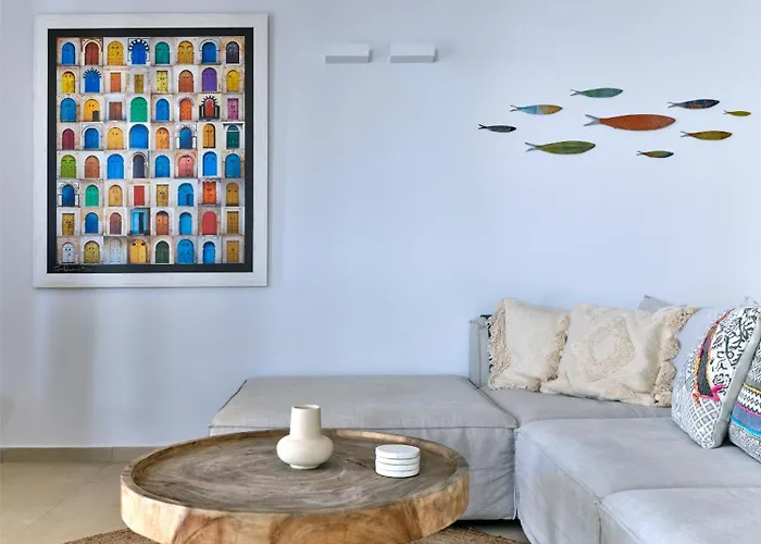 ヴィラ Private Luxury Scarlet Beachfront Villa, Molos, Paros